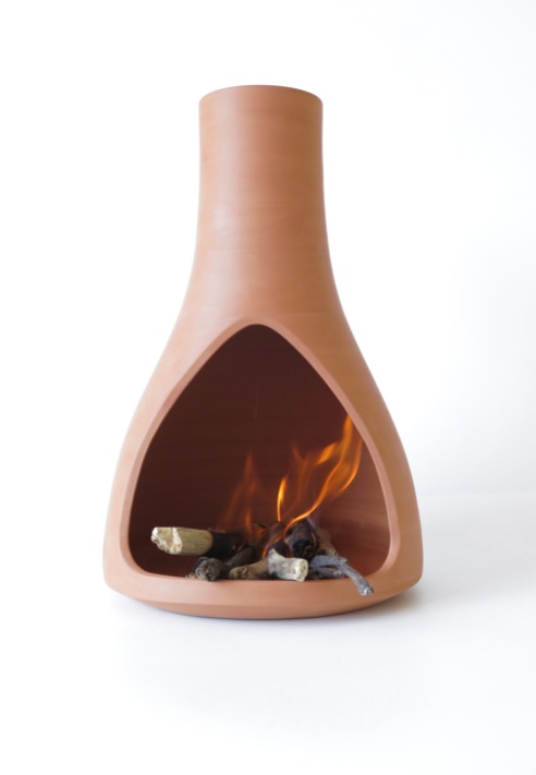 Fire Vase - Perfect for gardens and terraces, these high-temp ceramic vases provide a little extra heat to a night of stargazing. http://www.designboom.com/design/fire-vase-martin-azua-marc-vidal-03-15-2015/